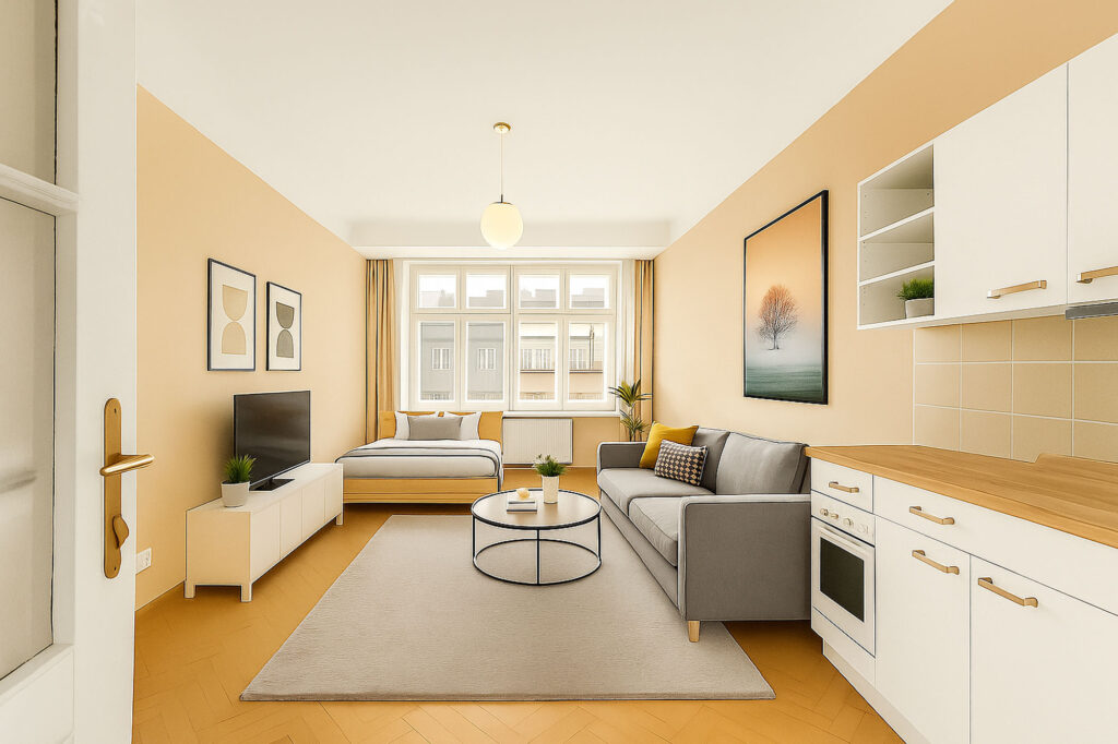 Pronájem bytu 1+kk, 37 m2