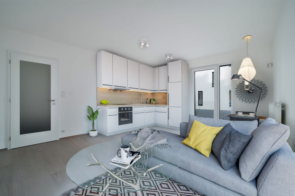 Pronájem bytu 2+kk v novostavbě, 54 m2, s lodžií 5 m2